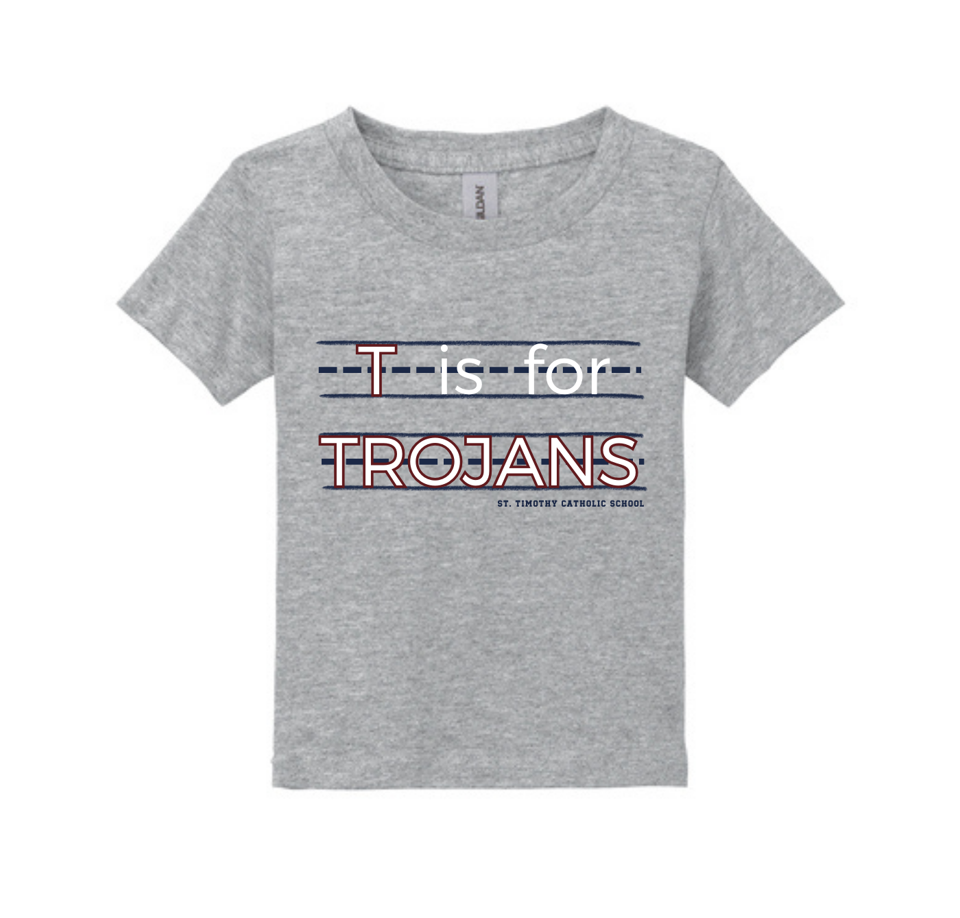 "T is for Trojans" Toddler T-shirt