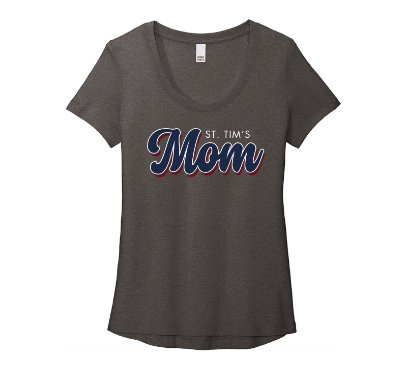 St. Tim's Mom Charcoal T-Shirt