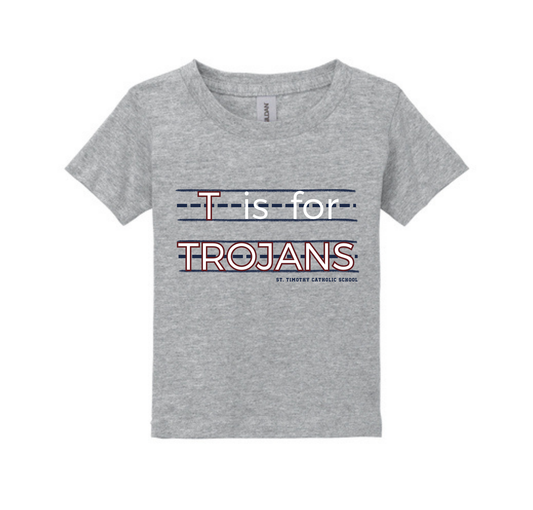 "T is for Trojans" Toddler T-shirt