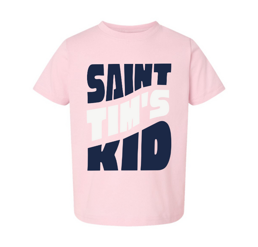 Toddler St. Tim's Kid Pink T-Shirt